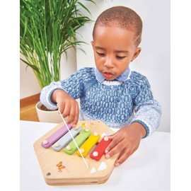 Le Toy Van Xylophone Activity Tile Premium Wooden Toys for Kids Ages 18 Months & Up
