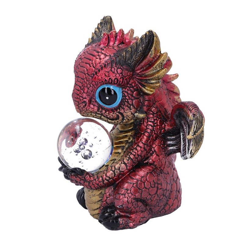 Nemesis Now Orb Glow 10.8cm, Red