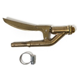 Chapin International 6-1898 Compression Sprayer Shut Off Nozzle Brass Shut-Off with Clam, Yellow/Black
