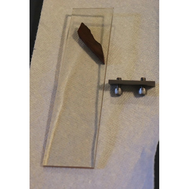 Homemade Glass Platen 2" x 4 1/4" & Safety Shelf
