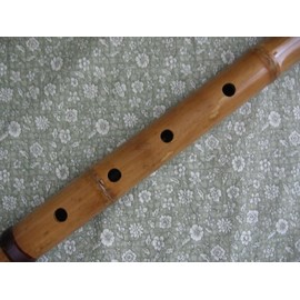 1.8 Pentatonic Shakuhachi w/o. Root End 5 Holes - Traditional Zen Instrument Notes played out : D/F/G/A/C