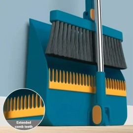 Kitchen office new folding broom dustpan set With Long Handle cleaning tools