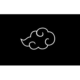 Akatsuki Symbol Outline Naruto Sticker Vinyl Decal Windows/Laptop Waterproof!