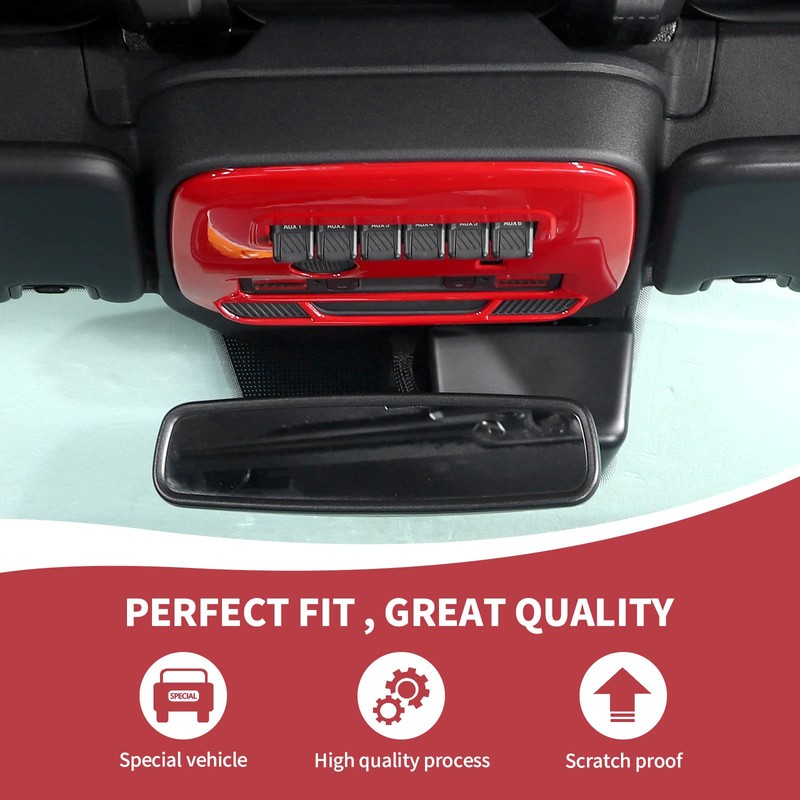 RAZPOY for Bronco Front Reading Light Panel Trim Cover Compatible