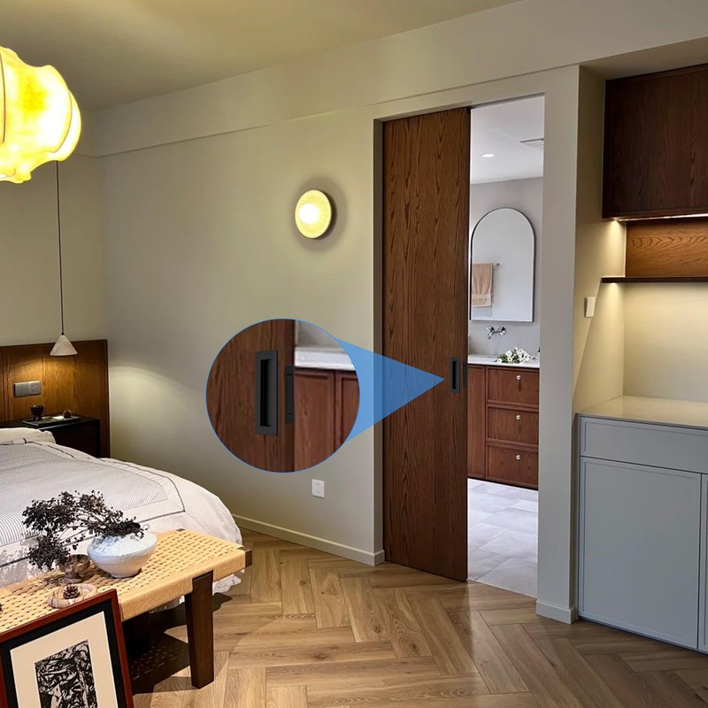 Dontay Sliding Pocket Door Handles, 304 Stainless Steel Non Locking
