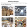 AC85‑265V E27 LED Garage Light Foldable 5400LM Ceiling Lights High