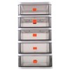 Operitacx desk drawer storage bins plastic storage drawers storage container