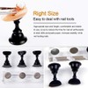 2 Sets Acrylic Nail Art Holder Practice Display Stand with