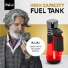 Palió Siena Single Jet-Flame Refillable Butane Torch Lighter, Red |