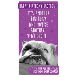 Brother Birthday Card, Brother Birthday Card, Birthday Card for Brother, Happy Birthday Brother Card Funny