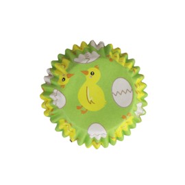 PME Easter Chicks Standard Baking Cups-Foil Lined, PK/30, Multicolor
