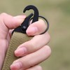 [BBT 4] Carabiner Mountaineering Hook Camping Carabiner Water Bottle Biner Mountaineering Clip GS camping hook black 4ea