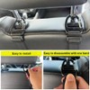 BEATUNEE Car Headrest Hooks, Backseat Storage Organizer Hangers, Universal Vehicle