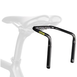 HXBER Bike Saddle Bag Stabilizer Bracket Bike Tail Bag Mount Rear Rack AntiSway with Bottle Cage Mounting Holes for Mountain Road Bike