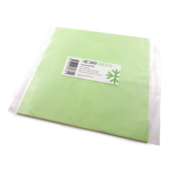 EC360® Green 2.5W/mK Thermal Pad 200 x 200 x 2.0