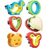 Sliafwh Sandwich Cutter Sealer 5pcs Uncrustable Maker for Lunchbox