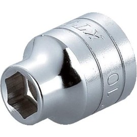 KYOTO TOOL (KTC) B428 Hex Socket, Width Across Flats 1.1 inches (28 mm) x Drive Size 0.5 inches (12.7 mm) x Total Length 1.6 inches (40 mm)