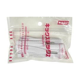 KIXSIX BASIC SHOELACE KX09LC02 Shoelace, Made in Japan, 1 Pair (2 Pieces) Shoelaces, Flat Laces, Flat Shoelaces, with Metal Tips, Sneakers, Shoelaces, Running, Outdoors, Sports, Leisure, white, 120