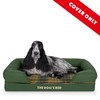 The Dog’s Bed Replacement Outer Cover, Oxford Fabric, Green Tartan,