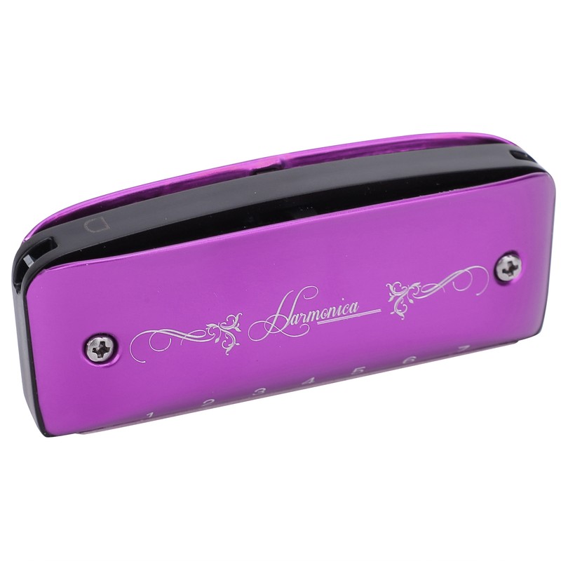 Harmonica 7-Hole Mini Blues Student Adult Beginner Playing Color Mouth
