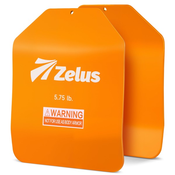 ZELUS 2 Weighted Vest Plates, 5.75 lb. Curved Tactical Weight