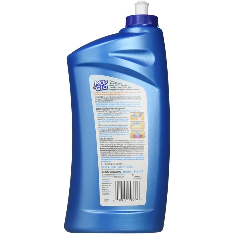 Mop & Glo Multi-Surface Floor Cleaner, 32 Fl Oz (Pack