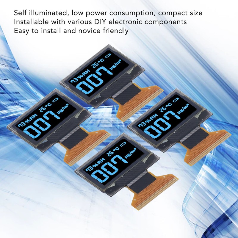 4Pcs 0.96in Organic Light Emitting Diode LCD Display 30PIN 128x64