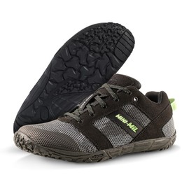 Belleville Mini-Mil MM001 Barefoot Shoes for Men - Breathable Zero Drop Shoes with Shock-Dispersing Midsoles and Flexible, Slip-Resistant Outsoles, Black/Black Camo - 10.5 W