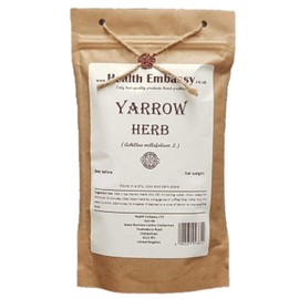 Yarrow Herb Tea (Millefolii Herba - Achillea millefolium L.) - Health Embassy - 100% Natural (50g)