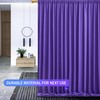 Purple Backdrop Curtains 2 Panels-Wrinkle-Free Purple Curtains Polyester Photography Drapes
