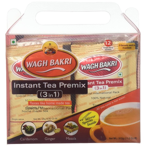 Wagh Bakri, Instant Tea Premix, 12 Unit(s)
