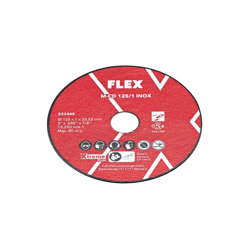 Flex Thin Cutting Disc 1 mm for Stainless Steel/Steel M-CD