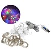 3x3 m Copper USB Wire Curtain Light String for Home