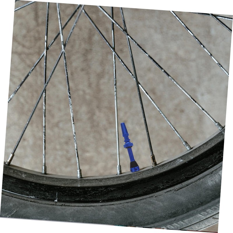 BESPORTBLE 4pcs Durable Aluminum Alloy Tubeless Valve Stem Kit with