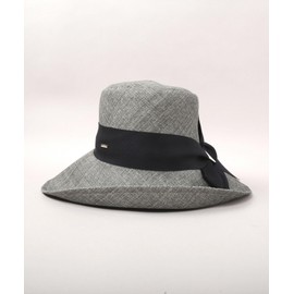 Kashilla SHK01211 Women's Wide Brim Hat, Washable, UV Protection, Daily Casual, Spring and Summer, Ribbon, Paper, Adjustable Size, light beige, Free size