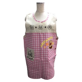 02920-44/Salonge/【Anpanman/Pink】Adult Wear Apron/Pretendy/Cooking/Helping/School/Home Economics/Mom/Gift/Present, Pink