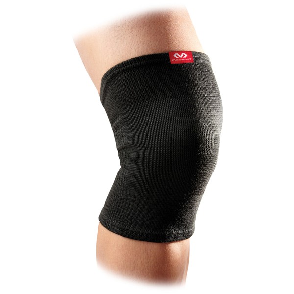 McDavid M510 Knee Supporter, Sporty Knit Knee, For Left and Right Use, Compression, Heat Retention, L, Black, Sports, Everyday Use