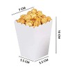 Ainmto 24PCS White Popcorn Boxes Mini Paper Popcorn Containers for