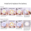 STAR-SPANGLED 3 Pack 2.8” Motion Sensor Lights Indoor AAA Battery