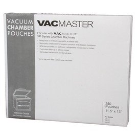 Vacmaster 40726 3-Mil Vacuum Chamber Pouches, 11.5-Inch By 13-Inch, 250 Per Box