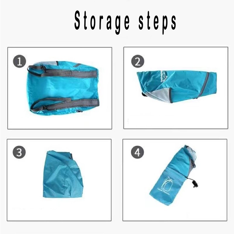 Lubrati Camping Backpack, Waterproof Backpack Lightweight Portable Foldable Backpack Folding