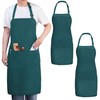 Gala Houseware Kitchen Bib Apron,Turquoise Aprons pack of 2, Chef