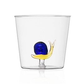 Ichendorf Milano Esc Glass Borosilicate Glass Modern Italian Design Glass with Figure 8 x 8.5 cm