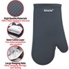Alselo Silicone Oven Mitts Set, Heat Resistant 550 Degree,7.5"x12"