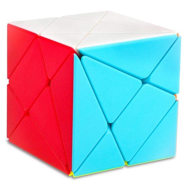 Sofore Magic Cube 3x3 Smooth Axis Cube Brain Teasers Educational Toy Speed 3D Puzzle Cube Stocking Fillers for Kids Boys Girls Adults(Color)