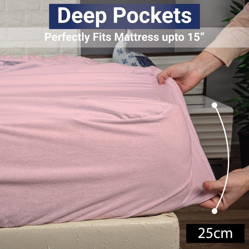 Rohi 100% Brushed Cotton Flannelette Fitted Sheets Double – Super