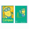 Showa Note 414520001 Minions Campus Notebook, Dotted Ruled, A-Ruled, Pack