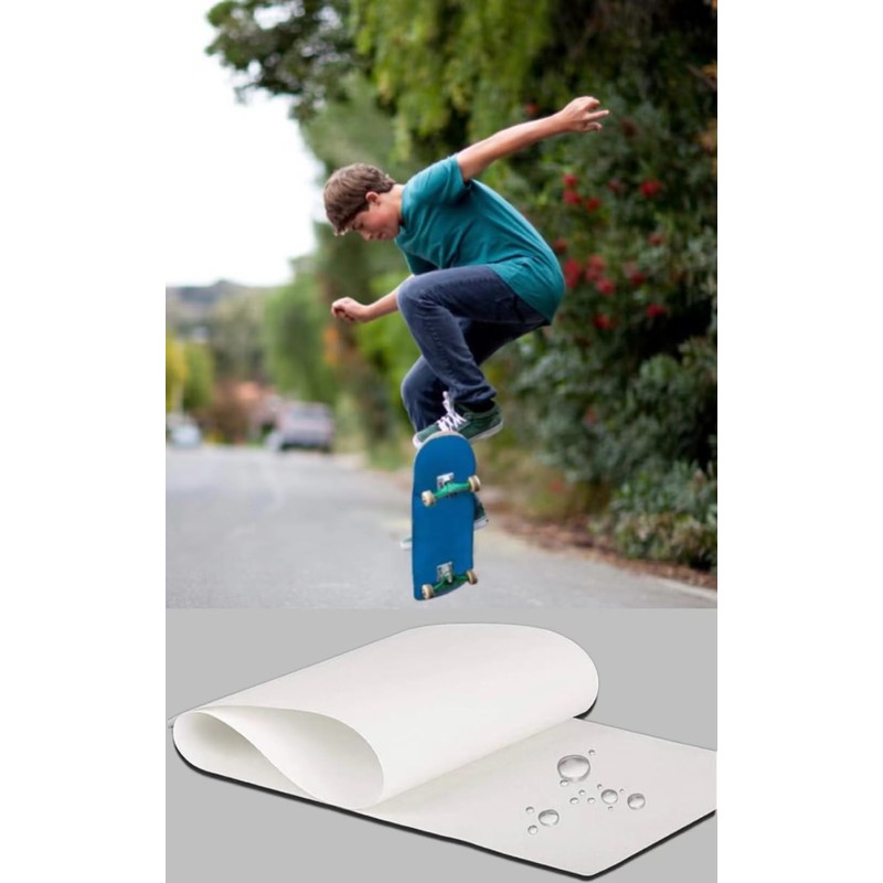 Clear Grip Tape for Skateboards,Transparent Skateboard Oiliness Sandpaper Accessory for