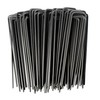 MySit 6" Garden Staples Landscape Stakes Ground Pins 100 Pack,