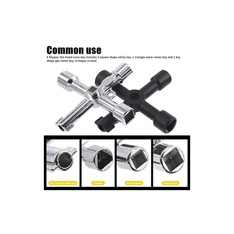 13-Piece Utility Key Tool Set for Plumbing and Cabinets